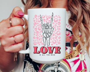 all you need is love mug from my Etsy shop Total Mugz