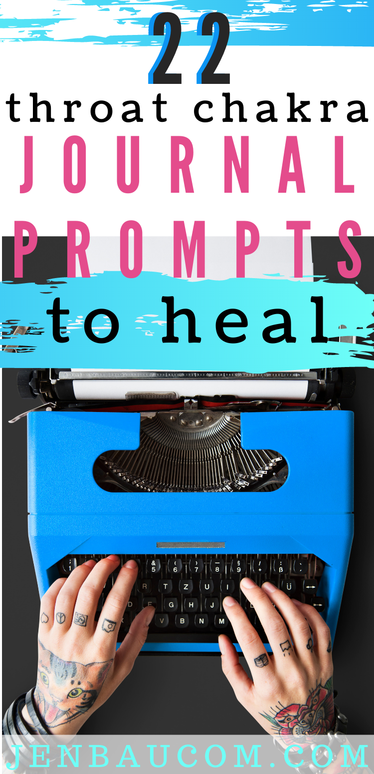 22 throat chakra journal prompts to heal