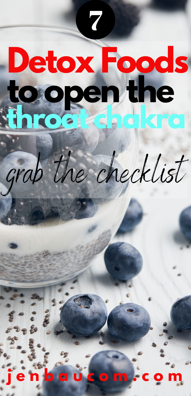 7 Awesome DEtox Foods to open your throat chakra
