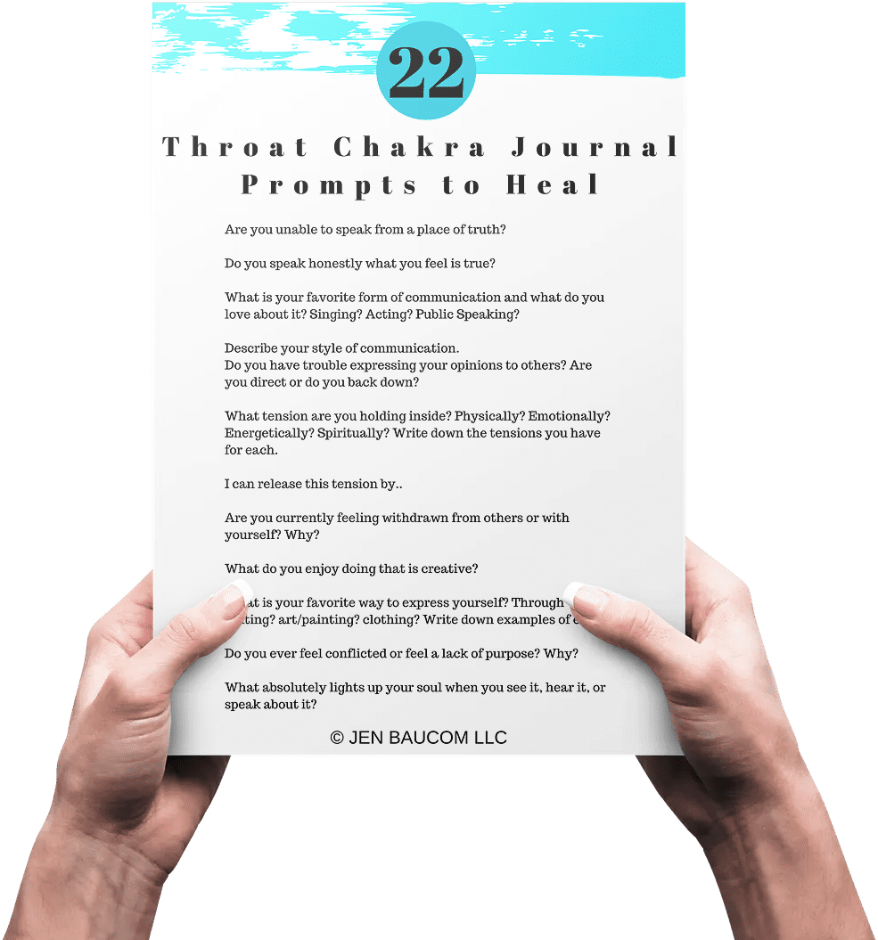 Grab your Throat Chakra Journal Prompts for Healing here!
