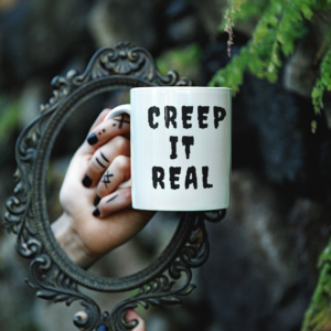 creep it real mug for halloween